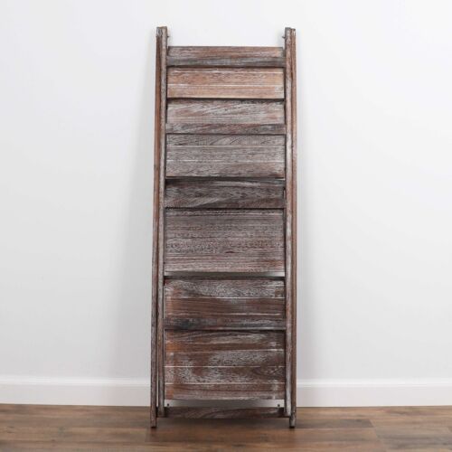 Milltown Merchants Ladder Shelf Distressed Leaning Bookshelf Rustic Home Decor - Picture 49 of 68
