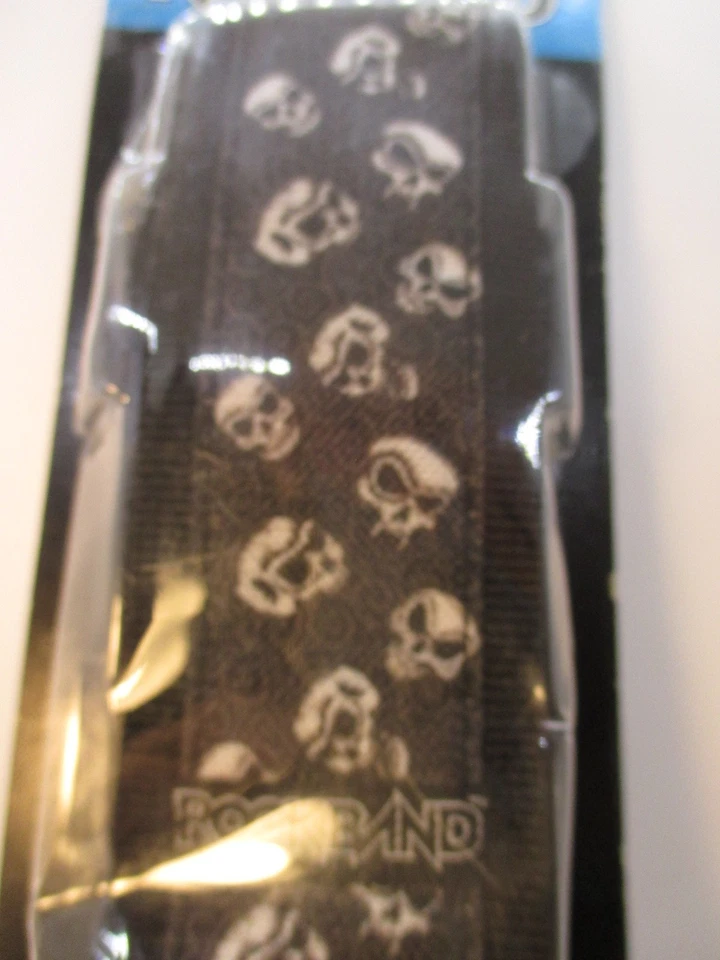 Official Rock Band Skulls Guitar Strap Harmonix New - Image 2 of 3