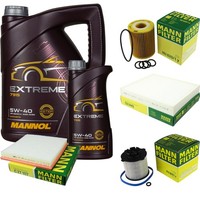 Mann Inspektionspaket 6L Mannol Extreme 5W-40 FüR Opel Astra J Caravan 1.7 Cdti