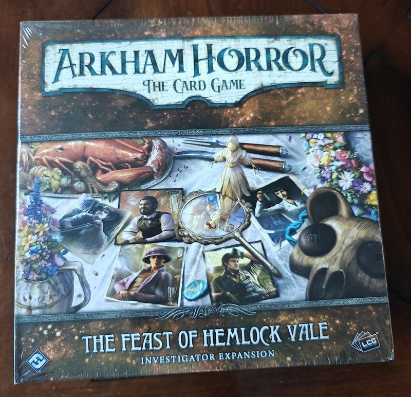 Arkham Horror LCG – The Feast of Hemlock Vale: Investigator Expansion New In Box