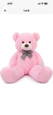 Enormes peluches rosas 47 pulgadas tamaño real lindos osos de peluche gigantes grandes peluche...