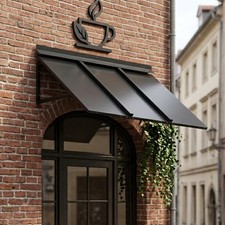 44 X 24 Metal Door Awning Exterior Rain Snow Protection For Front Door 44 X 24 Metal Door Awning Exterior Rain Snow Protection For Front Door