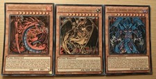 Yu-Gi-Oh 3 Bestie Sacre Hamon Uria Raviel Ultra Rara ITALIANO DUSA NM Nuove