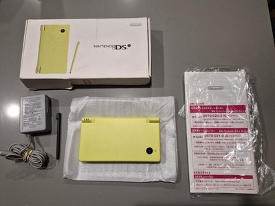 Nintendo DSi Lime Green Console Complete in Box CIB Tested Working Japan