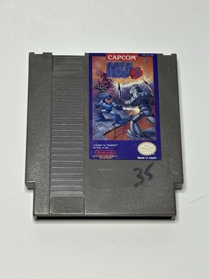 Mega Man 3 Nintendo NES 1990 Authentic Cartridge Tested Working