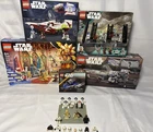 LEGO Star Wars Lot 5 Sets 4 Sealed 75333 75418 75385 75399 + Minifigs