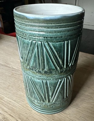  Vintage Poole Pottery 9'' 23cm Studio Vase Mid Century 60er Retro Modern