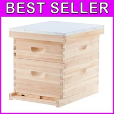 Efficient Beekeeping with 10 Frame Langstroth Beehive - Easy Transport & Setup