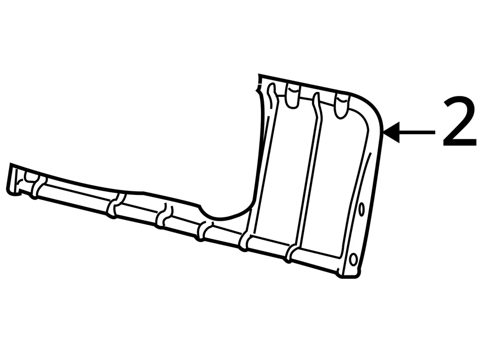 FITS 2000 CHEVROLET GMC C2500 C3500 FRAME R/SEAT BK 12381534 -  NEW OEM 12381534 - Image 3 of 3