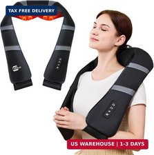 Neck Massager with Heat - Back and Neck Massager for Pain Relief Deep Tissue Shi
