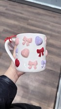 Tk Maxx Coffee Mug Bow Design Cute Valentine’s Day Gift