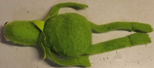 Vintage 1979 Jim Henson Muppet Beanbag SAD Kermit the Frog Fisher Price Plush #3 - Picture 19 of 19