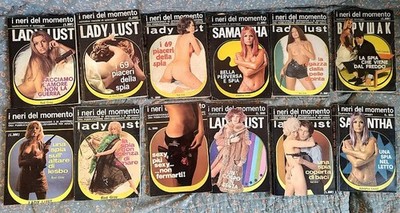 Lot 12 Bücher Die Schwarzen des Augenblicks Lady Dust Taschen Sexy Erwachsene Vintage Selten