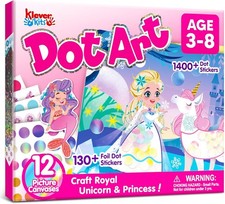 Klever Kits Prinzessin-Punkt-Kunstset für Ki...