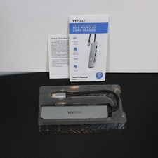 VIVITAR 6 in 1 USB Type C Hub - 4K HDMI 1x USB 3.0 2x USB 2.0 SD/SDHC, Micro SD