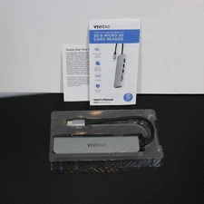 VIVITAR 6 in 1 USB Type C Hub - 4K HDMI 1x USB 3.0 2x USB 2.0 SD/SDHC, Micro SD