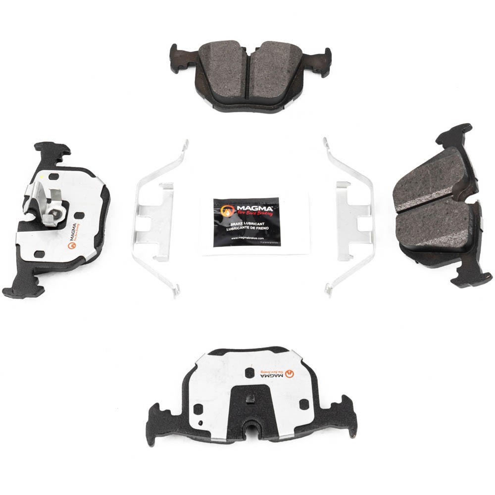 Magma Rear Brake Pad Set For BMW 850i Z8 Z4 X3 Bentley Arnage 1991-2010