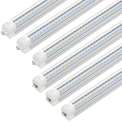 ETL 8FT LED Shop Lights 4~25PCS 100W 15000LM 6500K Cool White T8 Led Tubes Bulbs
