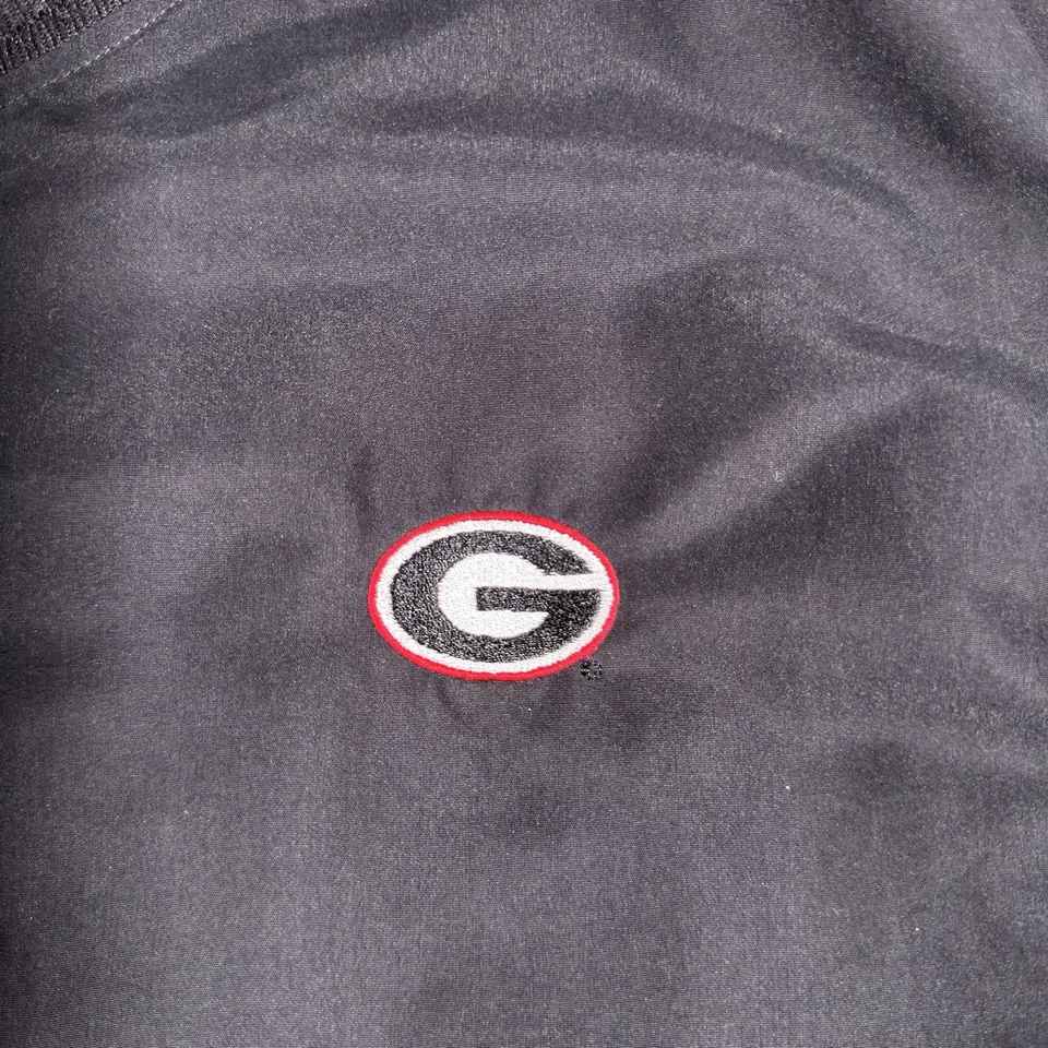 Vintage Georgia State Bulldogs Gear for Sport Men's Windbreaker Black Vest XL - Image 3 of 4