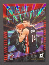 2019-20 Panini Donruss Tyler Herro Red Laser Holo /99 Great X-Pectations Rookie