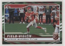2021 Panini Donruss Elite Field Vision Green Patrick Mahomes II #FV5 0r4