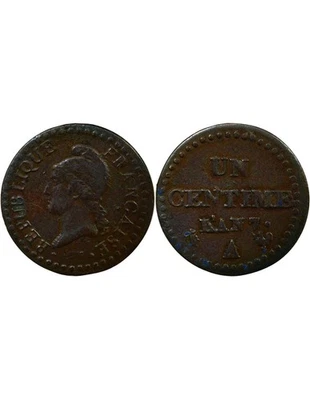 France Directoire - Centime, Dupré - An 7 A Paris - Photo 1/3