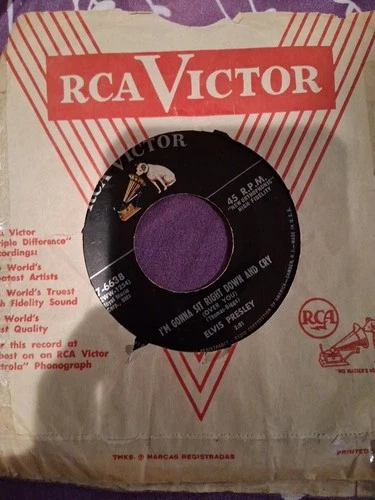 Elvis Presley-I'll Never Let You Go / I'm Gonna Sit Ri 1956 47-6638 Vinyl 7'' 45