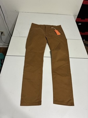 Dockers Alpha Khaki Pants 32x32 Brown Slim Fit Supreme Flex Smart Series Preppy