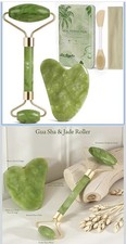 Mother s Day Gift Jade Roller Gua Sha Set Facial Massage Tool for Wrinkles