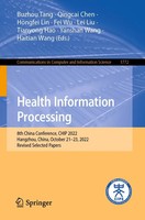 Health Information Processing Buzhou Tang (U. A.) Taschenbuch Xiv Englisch 2023