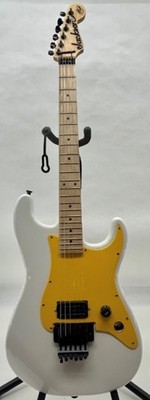 Jackson X Series Signature Adrian Smith - White/Yellow Custom