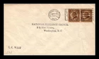 US COVER WARREN G HARDING 1-1/2C COIL FIRST DAY ISSUE SCOTT 598