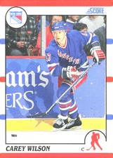 1990-91 Score American #254 Carey Wilson