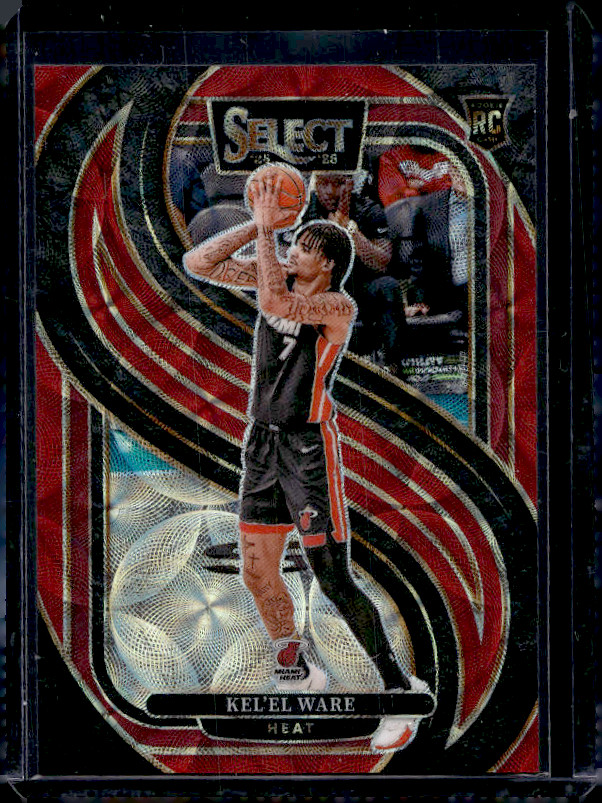 2024-25 Select - Premier Level Kel'el Ware #191 Red Scope Prizm /249 (RC)