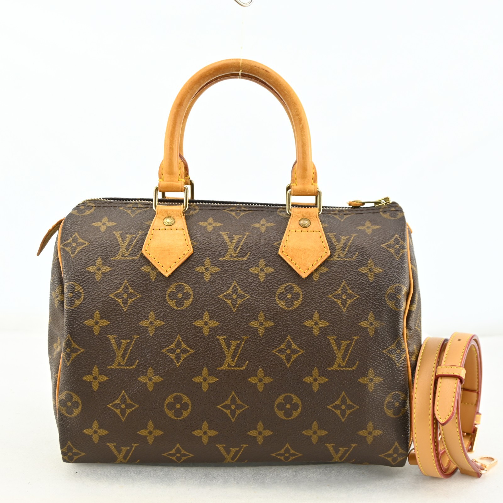 LOUIS VUITTON Monogram Speedy 25 M41528 Hand Bag Canvas P5073SC805