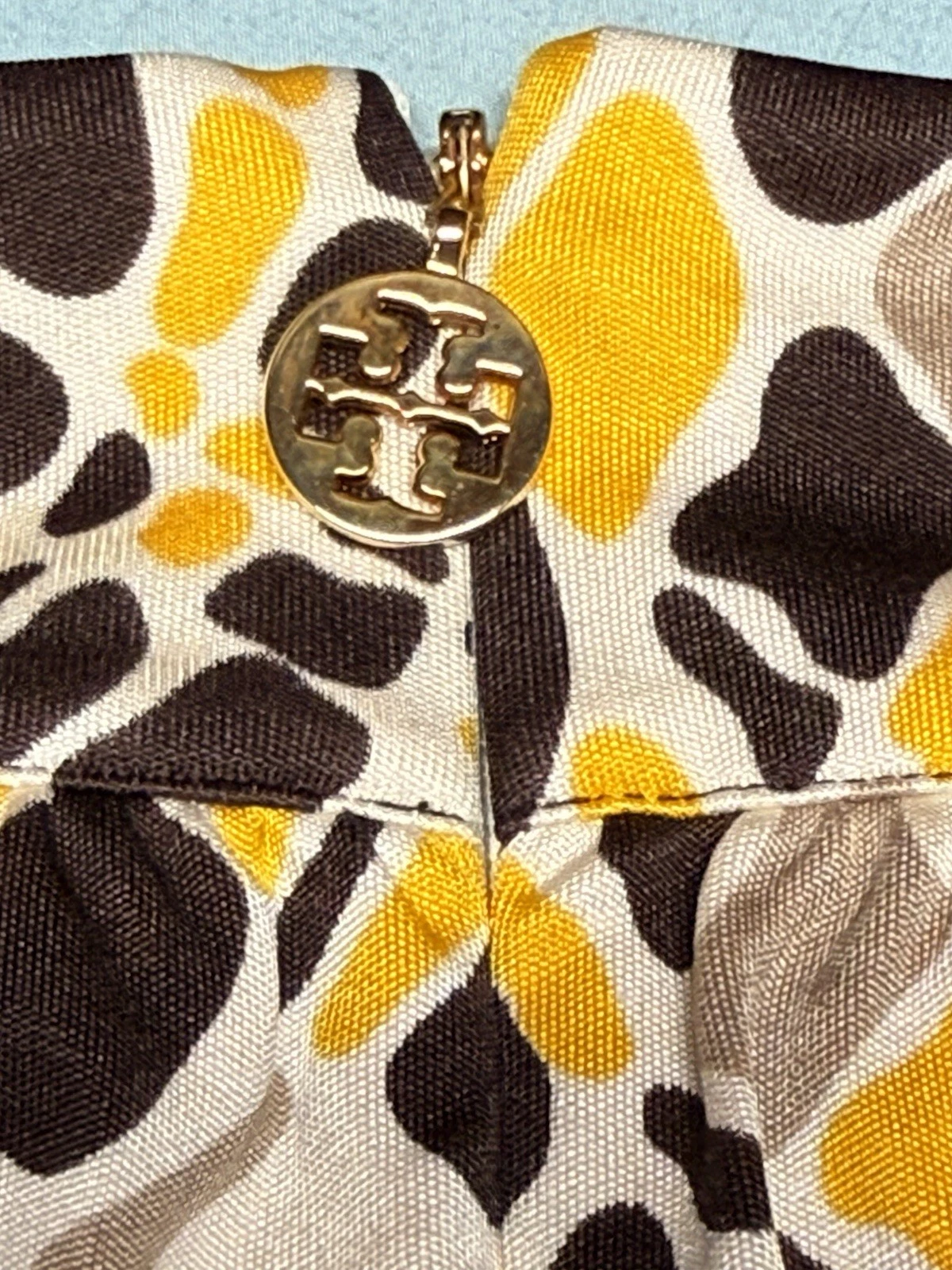 Abito Tory Burch in seta geometrica taglia S