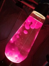 Vintage Original Early 70's Lava Lamp~ Starlight Red  Underwriters Laboratory.
