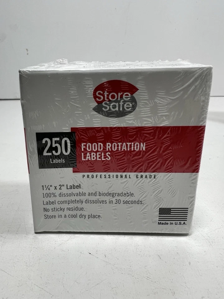 2000 Cambro StoreSafe Dissolvable 8 ROLL 2” Food Label Use By Date Day Rotation  - Image 4 of 4