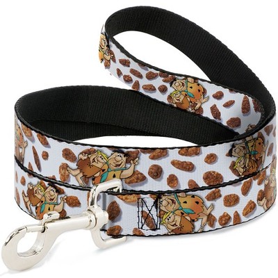 Dog Leash Cocoa Pebbles Fred Flintstone and Barney Rubble Hugging Po (US IMPORT)