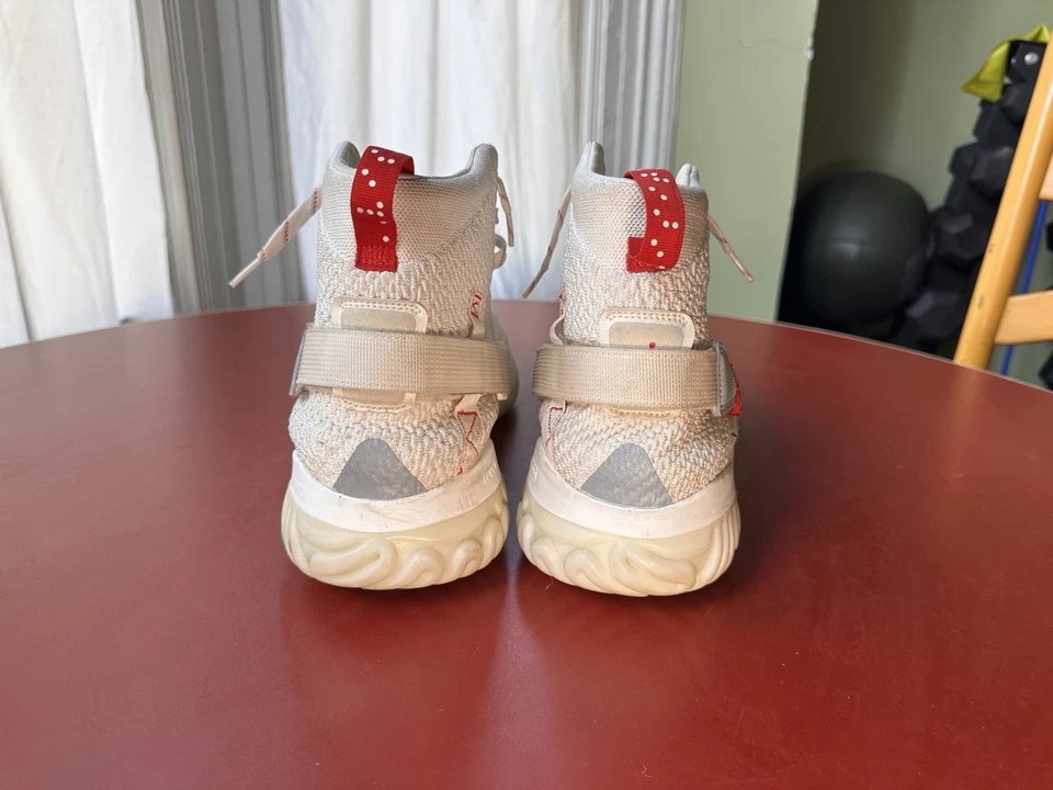 Мужские баскетбольные кроссовки Air Jordan Apex React Nike размер 18 цвет Sail кремово-красный BQ1311-206 - Изображение 2 из 4