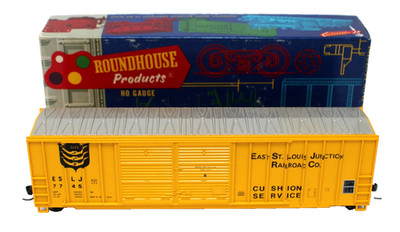 Roundhouse 1991 HO 50' DD Box Car kit ESLJ 7745 Built Boxed KDs MW