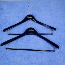 Vtg Neiman Marcus Wood Hangers For Jacket/ Pants Set Of 2