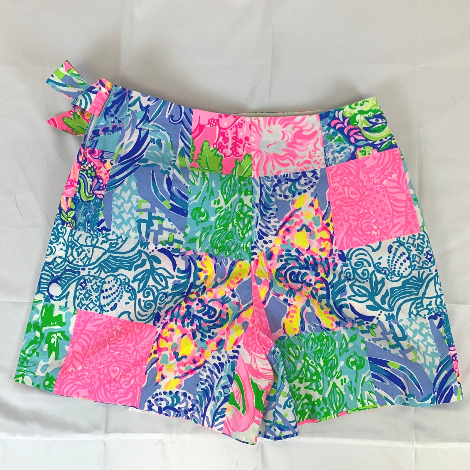 Lilly Pulitzer Patchwork Wrap Skort Multicolor Vi… - image 2