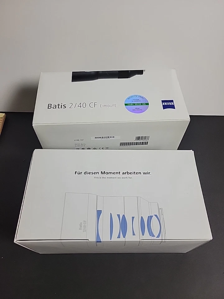 ZEISS Batis 2/40 CF Lens for Sony Mirrorless Camera Empty Replacement Box only  - Image 2 of 4