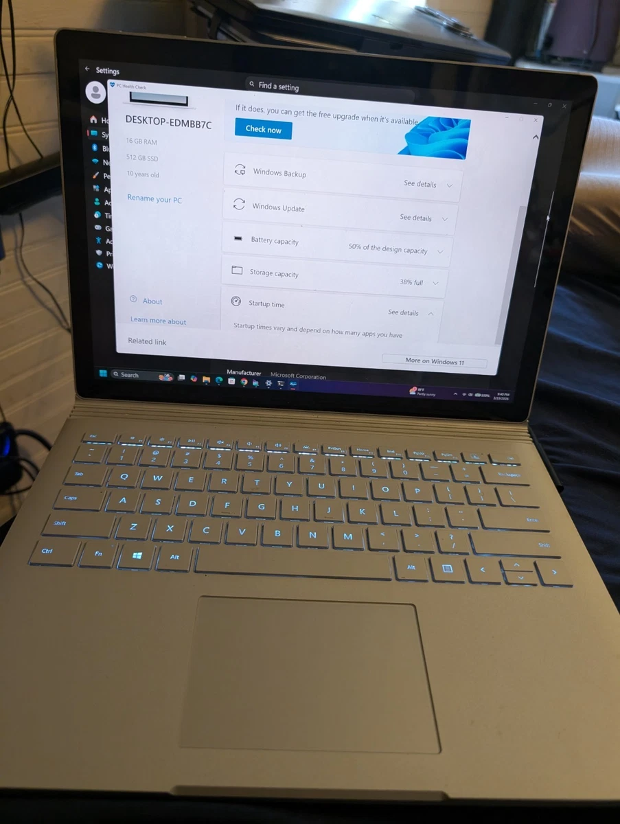 Windowsノート本体 Surface Book2 i7-8650U SSD1TB GTX1050 Refurbished: Microsoft Surface Book 2 2-in-1 Laptop Intel Core i7