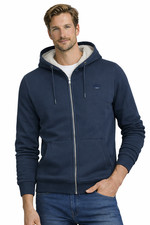 JACK JONES JPRBLUMASON Teddy Sweat Zip Sweatshirt Light Blue Polyester