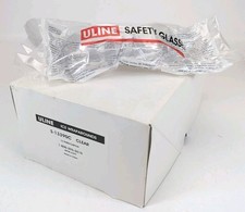7 Pairs Uline Safety Glasses S-13390 Ice Wraparounds Clear Eye Protection