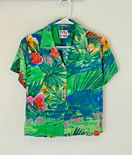 Jams World Aloha Style Camp Shirt - Size Medium, Fabric Pattern Tropics