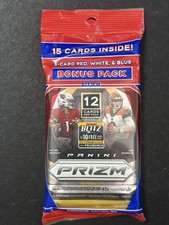 NFL Panini 2020 Prizm Football Trading Card CELLO Pack Sealed Burrow RC Yr