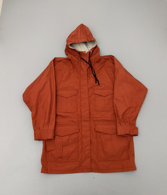 Vintage 70z Frostline Kit Parka Jacket Burnt Orange Hooded Mountain Trail XS